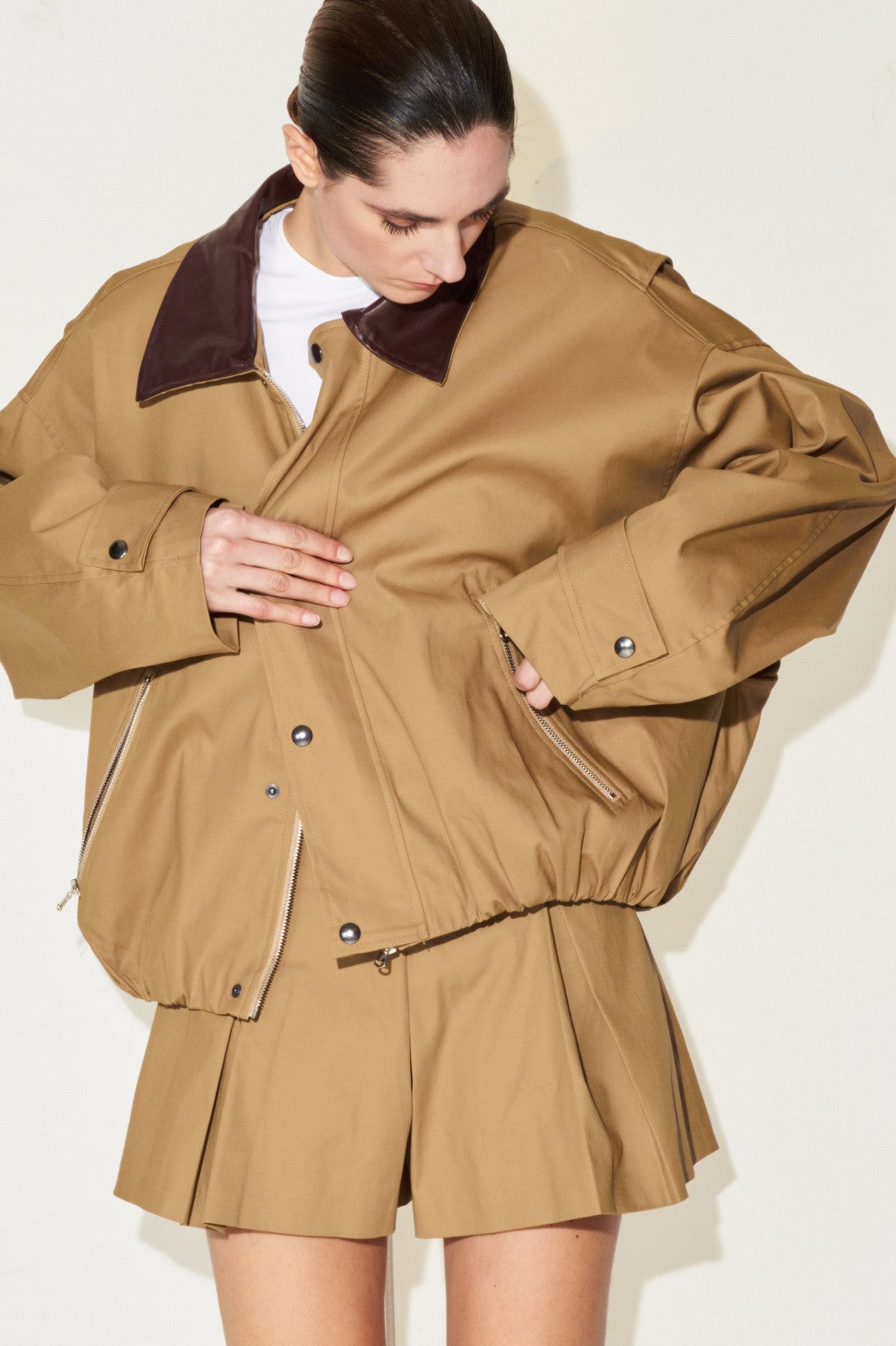 Napa Collar Bomber Jacket