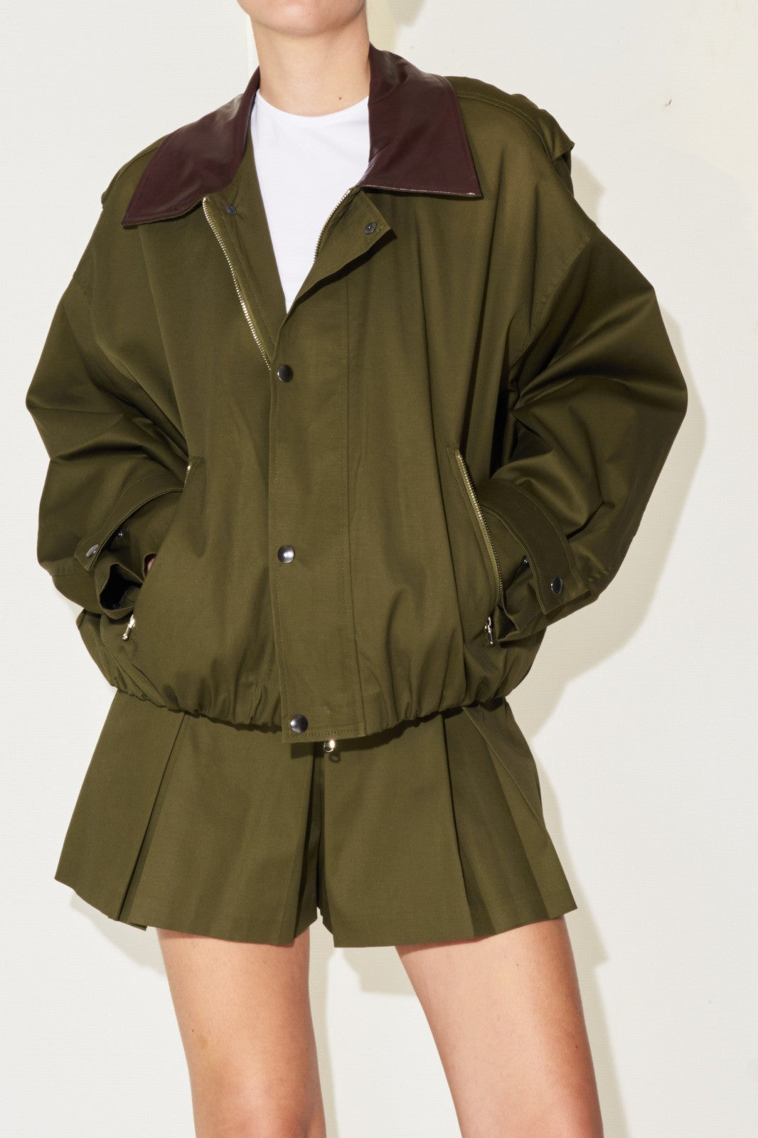 Napa Collar Bomber Jacket